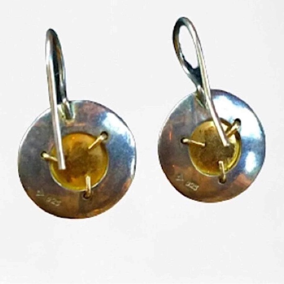 Silpada retired W1367 silver gold tone discs - Picture 2 of 2